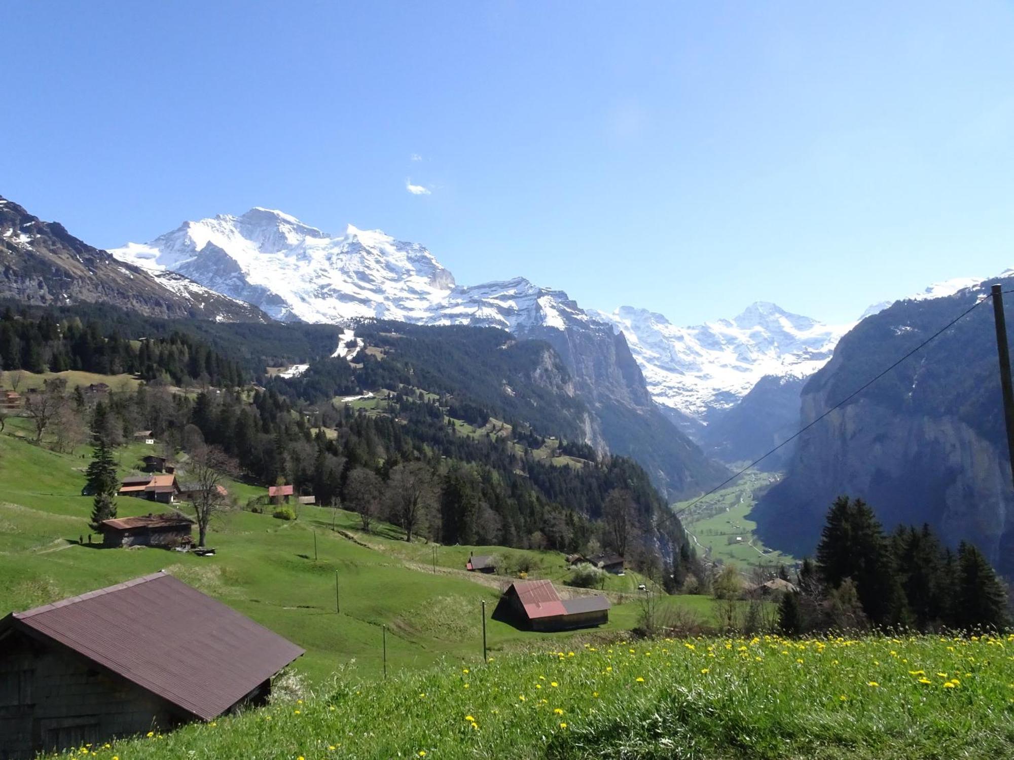 Chalet Alpina Gyger Wengen Ngoại thất bức ảnh